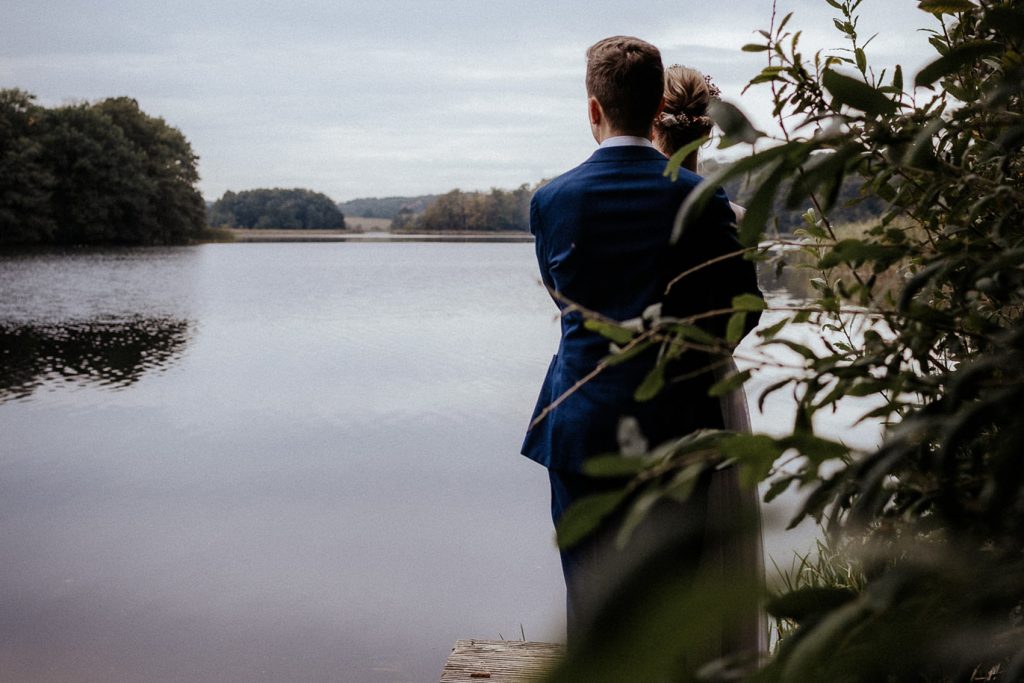 Fotoshooting Hochzeit am See zu zwei